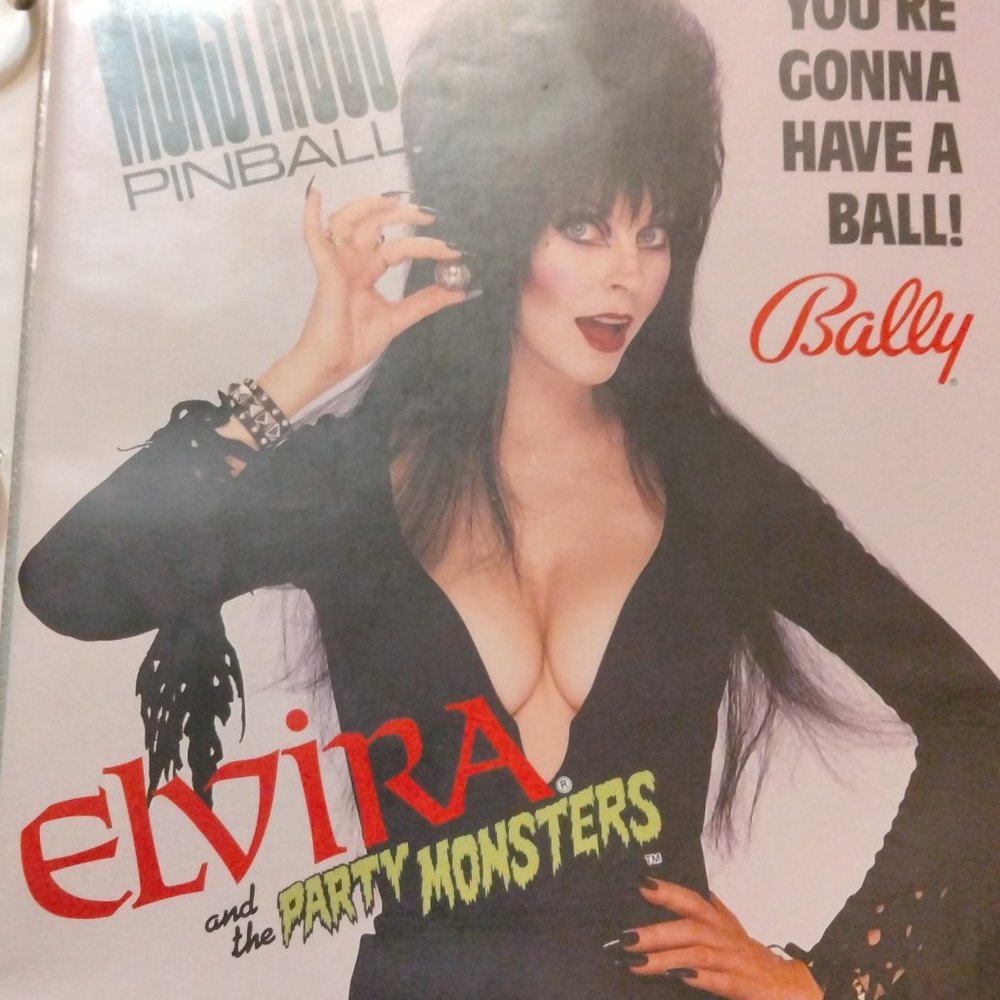 Monstrous pinball 4 sided poster